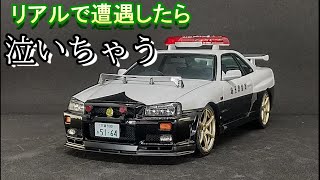 AUTOart 1/18 日産スカイライン GT-R R34 埼玉県警パトカー 6000台限定
