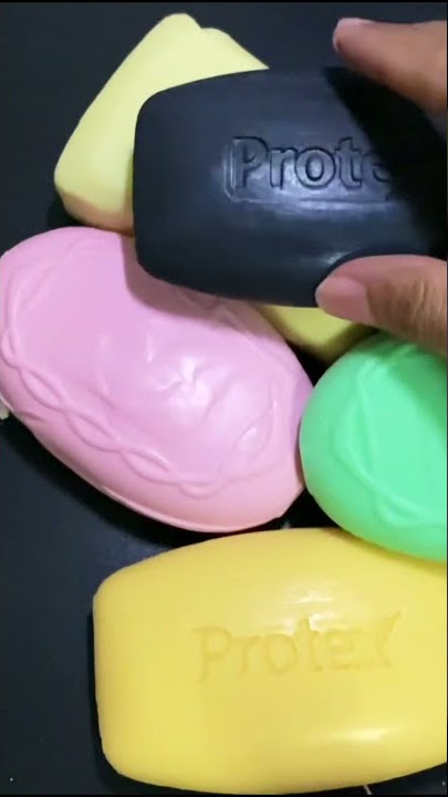 [Shorts] ASMR SOAP HAUL - Black Protex Soap Unboxing Opening Sounds Tapping |ASMR Relax Soap #shorts