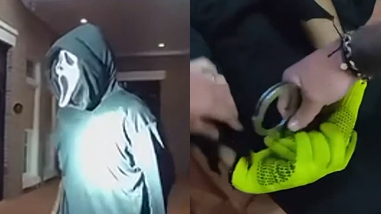 Cops Pull 'Scream' Mask Off Vandalism Suspect
