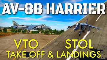 AV-8B Harrier: STOL/VTOL & Cold Start Tutorial 2025! | DCS World