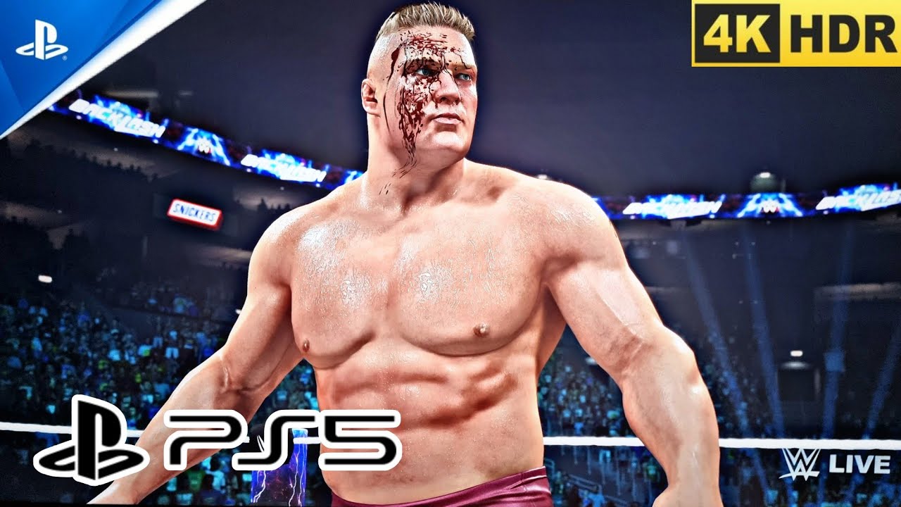 WWE 2K23 (PS5)- John Cena VS Brock Lesnar | Backlash 2003 [ 4K HDR ]