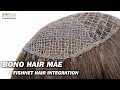 Meet mae fishnet hair integration  bono hair system factory  hair topper