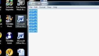 How to crash a computer with notepad
