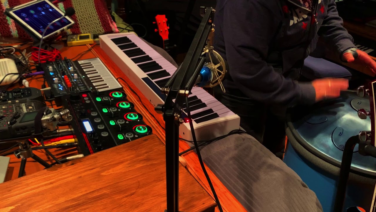 NINE iOS Apps, Arturia Microfreak, Korg MicroKorg, RAV Tongue Drum , Rc 505 Looper & Bluetooth MIDI!