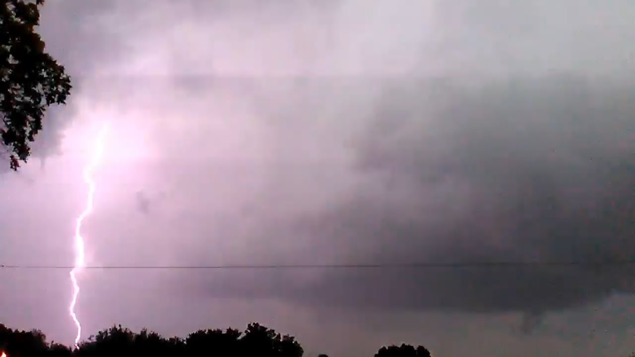 Thunderstorm Hammering Prague Oklahoma May 18th 2017