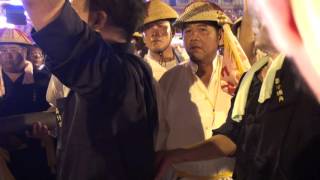 【木日水巷】20151007東港迎王--中區/溫王爺、中軍府頭籤交代事宜2