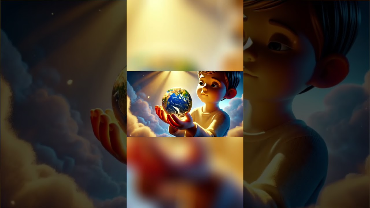 Cartoon Boy Saves Earth! Kids & Jesus Witness the Magic!