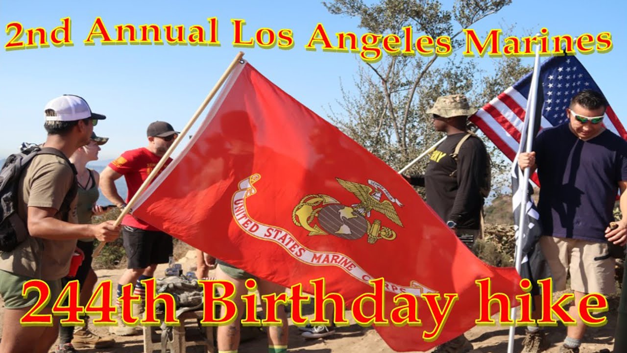 2nd Annual Los Angeles Marine Corps Bday hike - YouTube