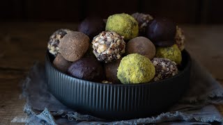 Decadent Vegan Chocolate Truffles | 4 Easy Recipes