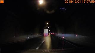 Tünelde Tır Tarafından Köşeye Sıkıştırılmak