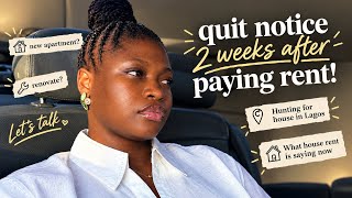 House Hunting in Lagos Is CRAZY Right Now 😭 | Rent Prices, Moving & Renovating ||