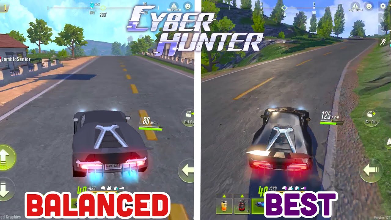 COMPARING CYBER HUNTER GRAPHICS SETTINGS!