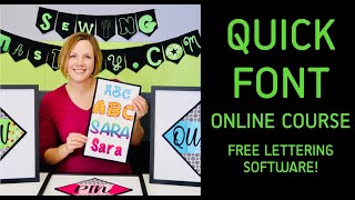 Learn to Use the FREE Quick Font Software screenshot 2