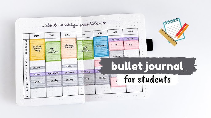 Bullet Journaling FOR STUDENTS  Back-To-School Planner 