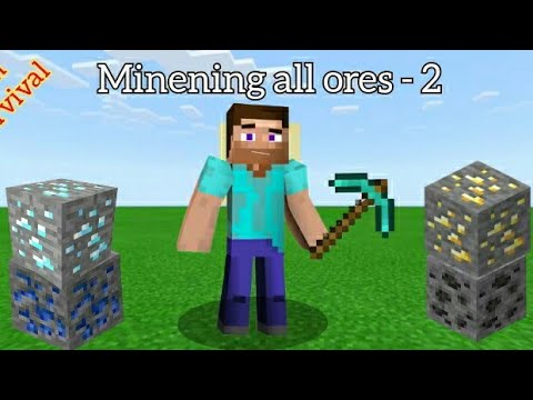 Mine All Ores In Minecraft Survival Series 2 Youtube
