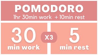 Pomodoro Technique 30/5 -Pomodoro Timer