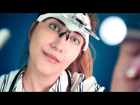 Asmr con EXAMEN DE NERVIOS CRANEALES para hacerte DORMIR | ASMR Español | Asmr with Sasha