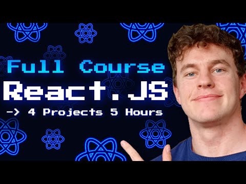 video-thumbnail-React JS Full Course - Build 4 Projects in 5 Hours | Zero to Hero