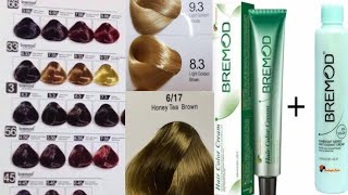 Bremod hair color sunbright series shade no."bremod hair color shade card #Azrasparlour