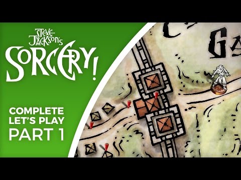 Let's Play Steve Jackson's Sorcery! - Part 1 - Complete walkthrough, All 4 Parts!