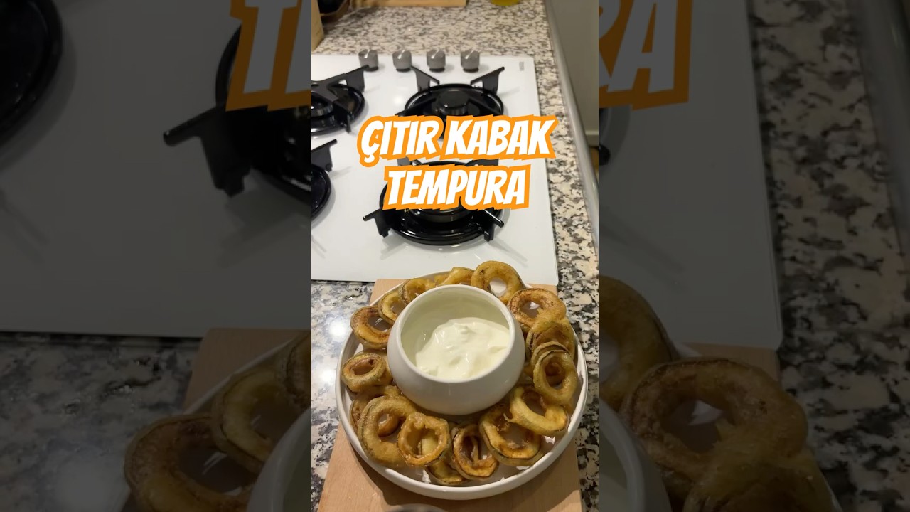Çıtır Kabak Tempura | 5 Dakikada Pratik Atıştırmalık 🍤🥒 #shorts