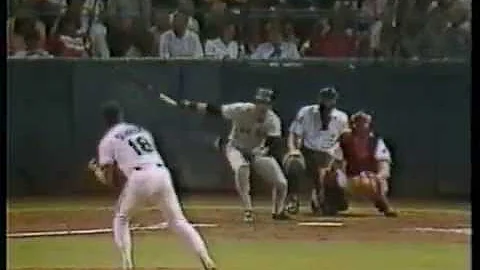 Marv Albert 1986 baseball bloopers on NBC
