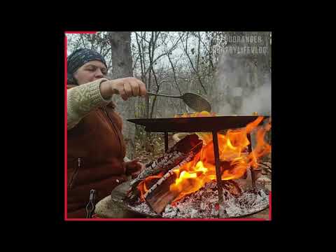 forest handi motton cooking with family