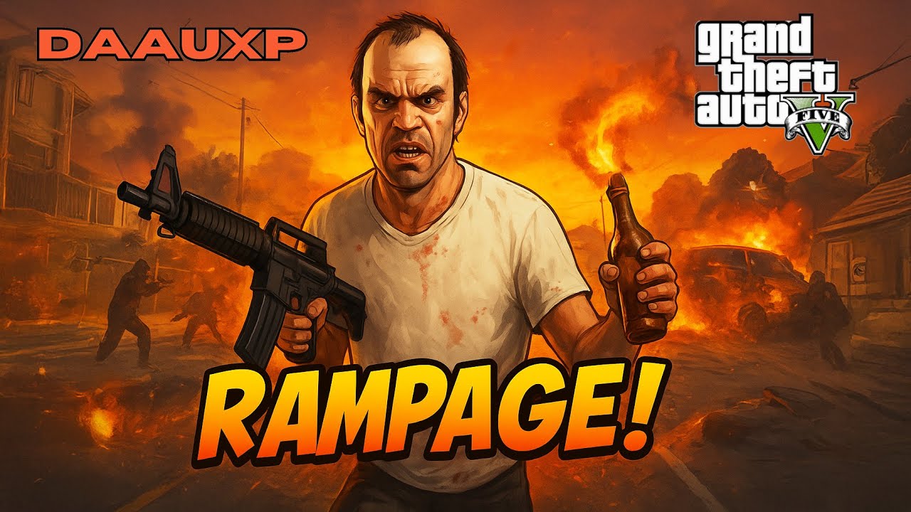 Trevor’s Rampage in Los Santos | GTA 5 Chaos with Hood Gangs | DaauXP