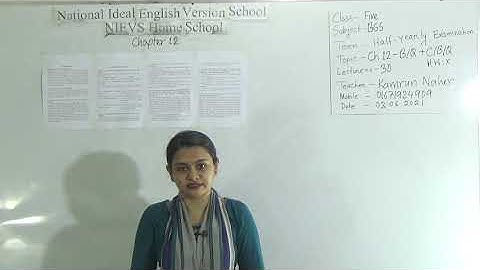 Class: Five, Subject: B.G.S (Lecture- 30), Topic: Ch- 12- B/Q+C/B/Q
