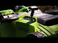 Greenworks 40V Twin Blade Electric Mower Review Test Model 25302 Greenworks 40V Twin Blade Electric Mower Review Test Model 25302