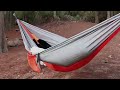 Hamac camping din material tip parasuta, ultra usor