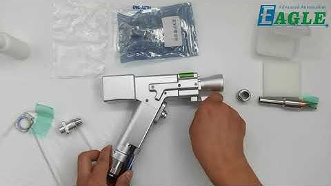 How to Change the Focus Lens and Nozzle to Make Laser Welder Become Rust Remover--Eagle Laser
