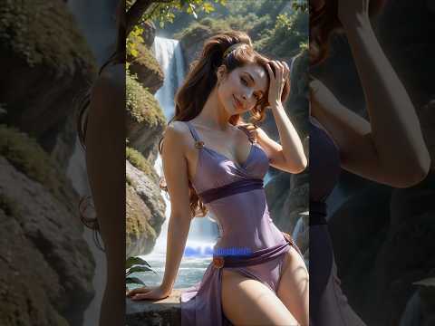 Hercules in Real Life?! Megara Looks Absolutely Stunning 😱💜🔥#livingcartoon #hercules