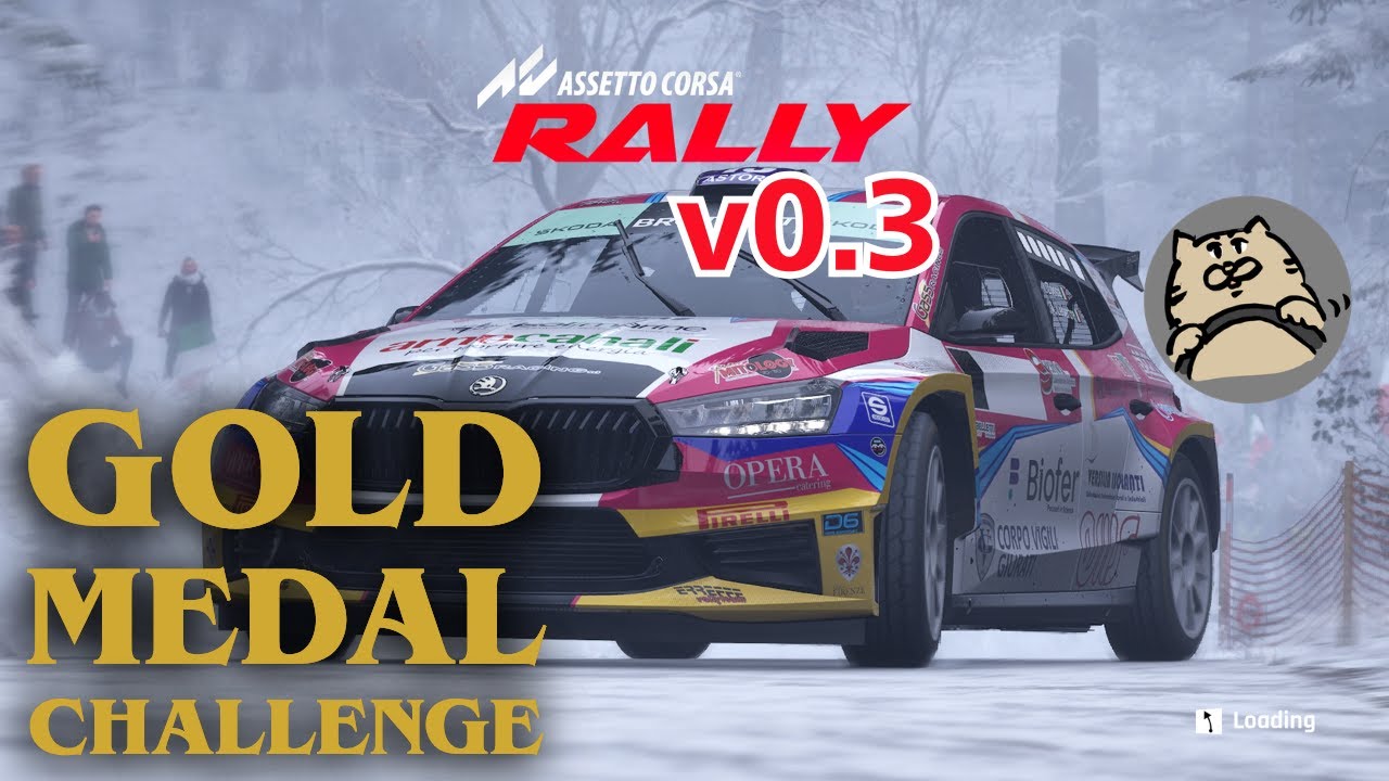 [Assetto Corsa Rally v0.3] 金メダルを全部とるぞ！＃２ [40個追加分]