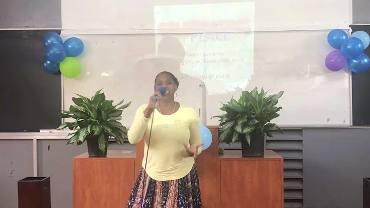 Evangelist Jacqueline Johnson sings Bridge over tr...