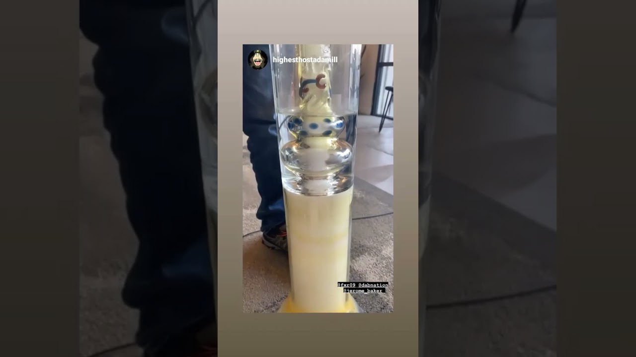 HUGE dabs off that Jerome Baker glass art! 