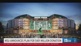MSU receives $401 million donation for athletics program