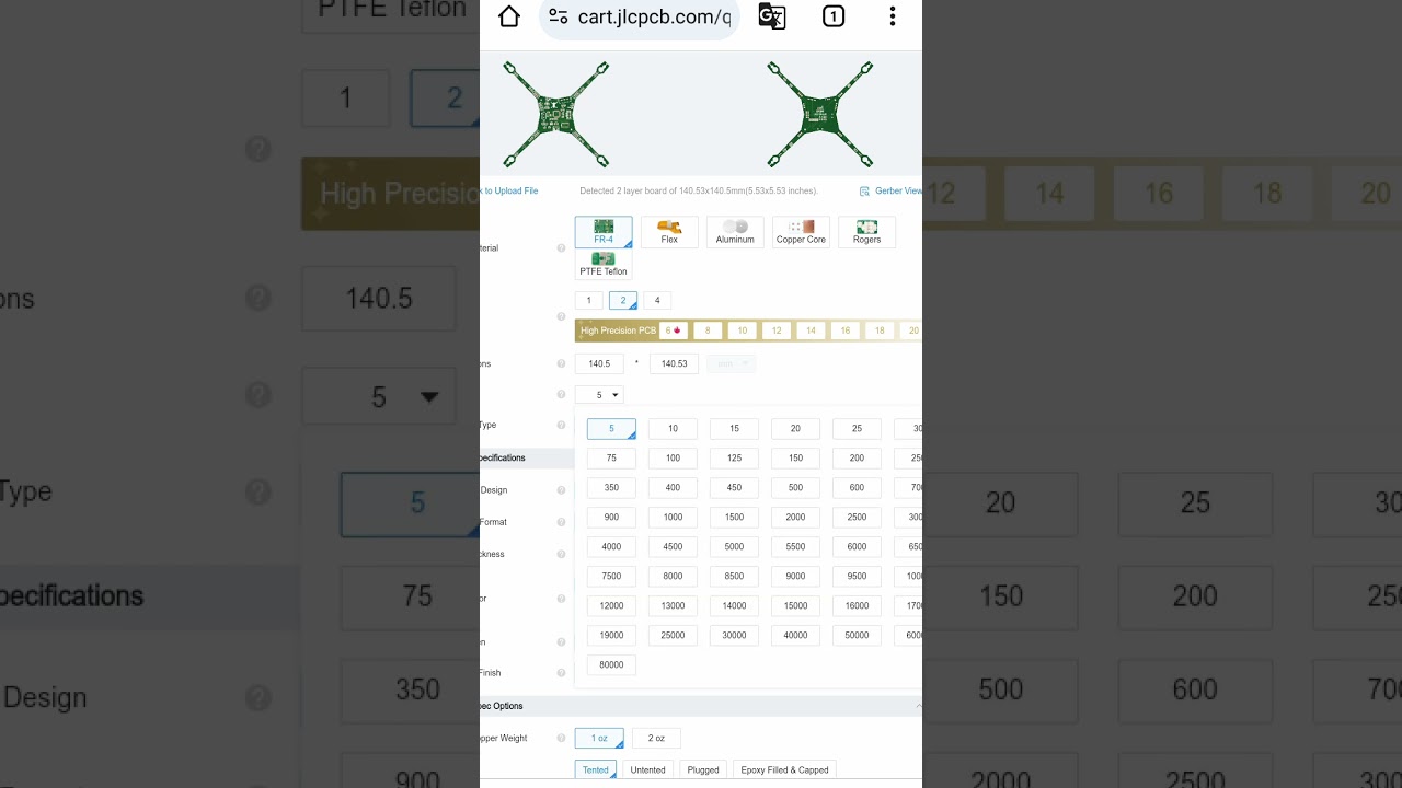 jlcpcb service is good. but discount coupon not available. price ₹2500