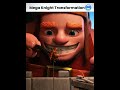 Mega Knight Transformation🥶🔥 #clashroyale #clashroyaleshorts #megaknight #builder thumbnail