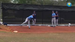 #Rays Alex Cobb and Jake Odorizzi throw bullpen session