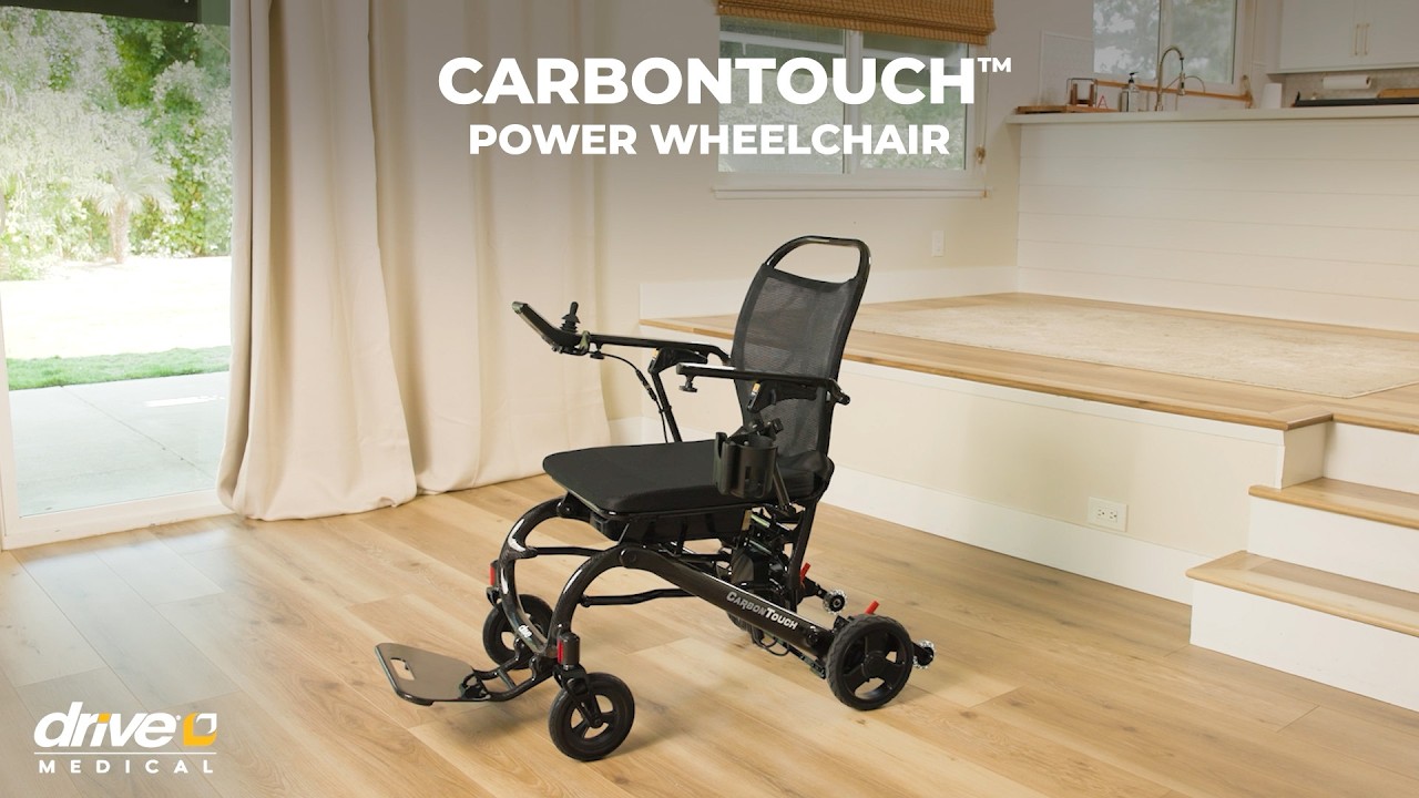 CarbonTouch Power Wheelchair | Ultra-Lightweight & Airline-Ready Powerchair
