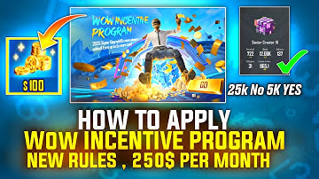 How To Apply Wow Incentive Program | Wow Incentive Program New Rules | 250$ Earning Per Month