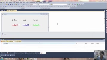 วิธีทำนาฬิกาจับเวลาบน vb 2010