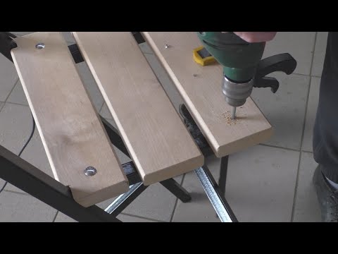 Furniture made of profile pipe, with your own hands