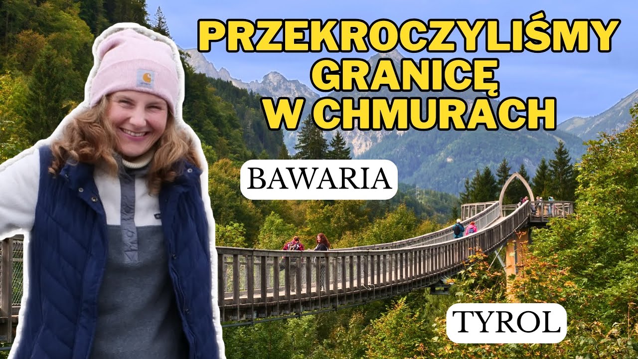 #164🚌ALPY KAMPEREM❗️Przekroczyliśmy granicę w koronach drzew BAWARIA-TYROL😍ścieżka przygodowa