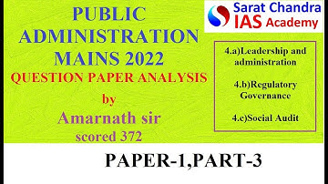 public administration mains 2022 question paper analysis