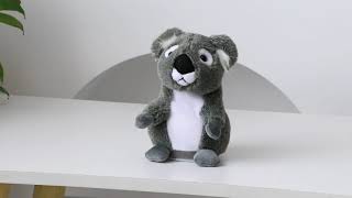 Talking Koala Repeats What You Say Nodding Shaking Head Electric Plush Toy, 7’’ screenshot 2