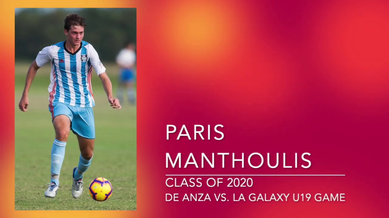 Paris Manthoulis De Anza vs LA Galaxy U19 September 29th, 2019