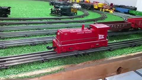 MARX 112 / FULL SIZE AC MOTOR / CONVERTED TO LIONEL / FINALLY FINISHED / 14 LIONEL CARS