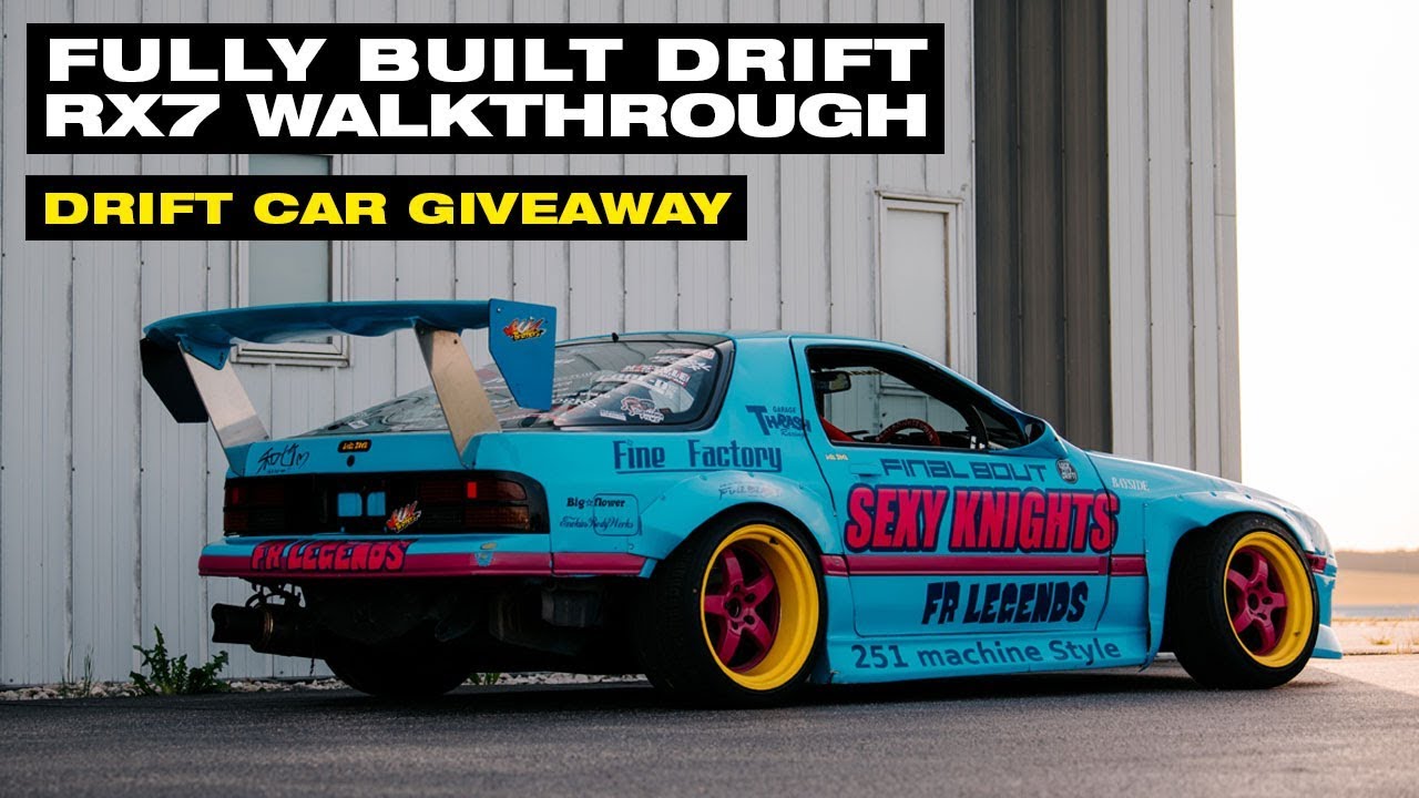Drift Car Giveaway - Tomoya’s RX7 Walkthrough